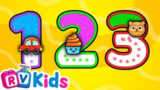 Learn Numbers 1 to 10 | Number Counting 1-10 + Numbers Song By RV AppStudios For Kids