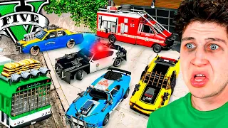 ROBANDO COCHES ZOMBIE en GTA 5! 🚘🧟‍♂️ (Mods)