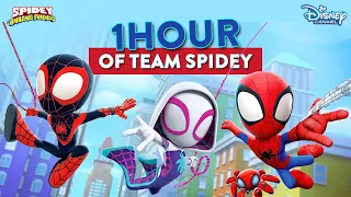 1 Hour Of The Best Spidey Action | Spidey And His Amazing Friends | @disneyindia