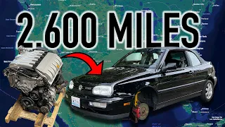 Will this Engine-Swapped 90's Volkswagen make it 2,600 MILES home?