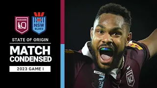 State of Origin 2023 | Queensland Maroons v NSW Blues | Match Condensed | NRL