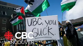 Pro-Palestinian demonstrators at UBC hope their camp will remain peaceful