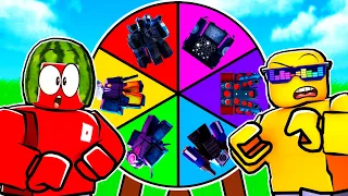 Spinning A MYSTERY WHEEL In Toilet Tower Defense