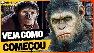 VEJA COMO COMEÇOU A GUERRA EM PLANETA DOS MACACOS