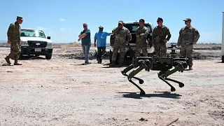 Ground-breaking VISION 60 Q-UGV robot demonstration