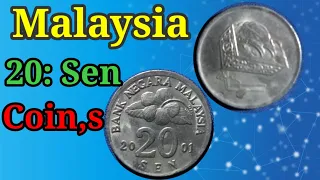 Malaysia 2001 20 Sen Coins Collection