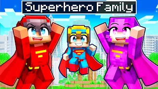 Adopted By SUPERHEROES In Minecraft!