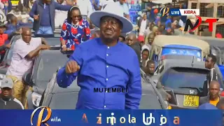 WATCH JESHI LA BABA LEADING RAILA ODINGA STORMING KIBERA AHEAD OF BIG ANNOUNCEMENT