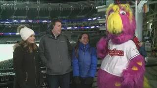 Slider is ready for the Cleveland Indians home opener