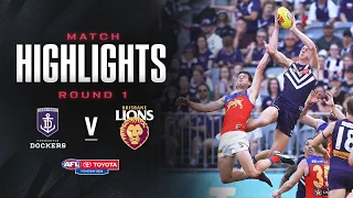 Fremantle v Brisbane Lions Highlights | Round 1, 2024 | AFL