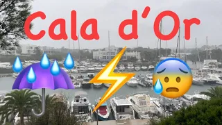 Cala d’Or Port 🛥️ 💙 Gewitter ⚡️ Starkregen ☔️ Georgy in Gefahr 😂 Gastronomie 🔝 edle Geschäfte 😍