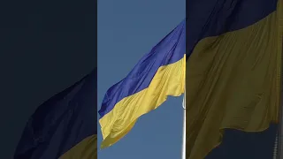 The largest flag of Ukraine in the Poltava region / Flag Day / #Shorts