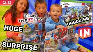 Disney Infinity 2.0 HUGE Surprise! All Day 1 Marvel Super Heroes Toys! Unboxing Fun!