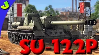 War Thunder SU-122P Realistic Gameplay