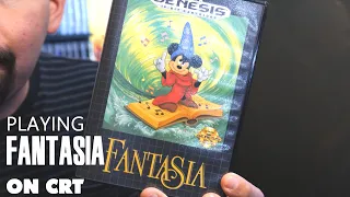 Fantasia for Sega Genesis on a CRT (Memory Lane)