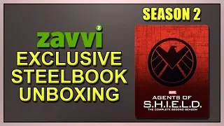 Agents of S.H.I.E.L.D.: Season 2 Zavvi Exclusive Blu-ray SteelBook Unboxing