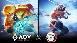 Demon Slayer x Arena of Valor : Skin Effect ( Zenitsu, Inosuke )