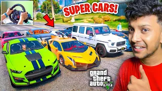 GTA 5: WORLD FASTEST SUPER CARS DRAG RACE! 🔥 GTA 5 MODS! TECHNO GAMEZ