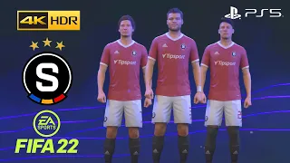 SPARTA PRAHA (PRAGUE) on FIFA 22 PS5 - Player Faces and Ratings - 4K 60FPS HDR