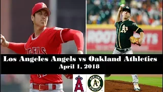 Los Angeles Angels vs Oakland Athletics Highlights || April 1, 2018