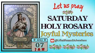 📿HOLY ROSARY TODAY, SATURDAY, JANUARY 07, 2023 - THE JOYFUL MYSTERIES #joyful  #rosarytoday