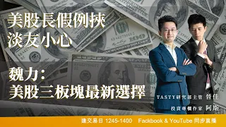 美股長假例挾 淡友小心魏力：美股三板塊最新選擇｜阿斯 晉佳 魏力｜Tasty盤房 2022-11-23