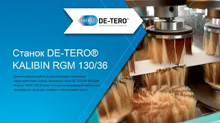 Шлифовальный станок проходного типа DE-TERO® KALIBIN RGM 130/36
