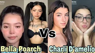 #bella poarch vs charli d'amelio bella poarch vs charli d'amelio || who is better tiktoker