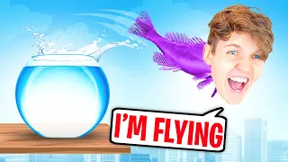 Unlocking The NEW FLYING FISH In I AM FISH!? (NOOB vs PRO vs HACKER!)