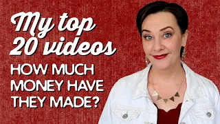 My Top 20 Videos & How Much They've Earned | A Thousand Words