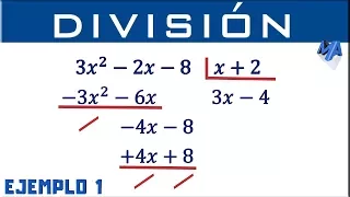 División de polinomios | Ejemplo 1