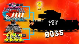 Mega tanks VS Mega Boss - Dora Tank VS Karl Tank - Cartoons about tanks #Cartoonsabouttanks