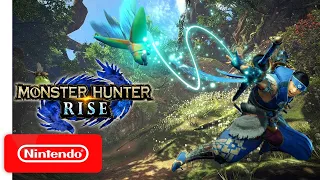 Monster Hunter Rise GAMEPLAY Wirebug Traversal Jumping (Nintendo Switch) モンスターハンターライズ 翔蟲 ゲームプレイ