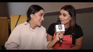 Calle y Poché en entrevista para Canal 5 México.