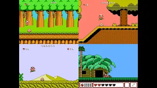 Adventure Island 1-4 - Continue and Game Over Screens (NES/FC) (4K)