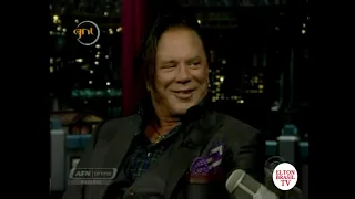 Mickey Rourke no David Letterman - Entrevista - 03/05/2010