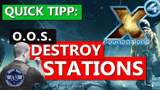 Destroy Stations OOS - How To Fight Stations Easy in X4 Foundations - Quick Tipp - Captain Collins