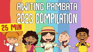 AWITING PAMBATA 2023 COMPILATION WITH LYRICS | Animated Filipino Nursery Rhyme | Muni Muni TV PH