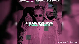 Jhay Cortez Ft. Bad Bunny, J Balvin - No Me Conoce ( Audio Remix)