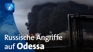 Ukraine-Krieg: Explosionen in der Hafenstadt Odessa