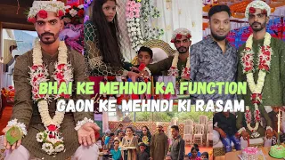 Bhai Ke Mehndi Ka Function | Gaon Ke Mehndi Ka Program | Kokani Rasam | Mehndi Ceremony | Saad Vlogs