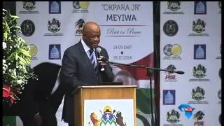 Minister Jeff Radebe pays tribute to Senzo  Meyiwa