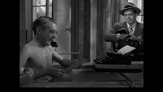 Laura 1944  Clifton Webb  uses bde on Dana Andrews from the tub