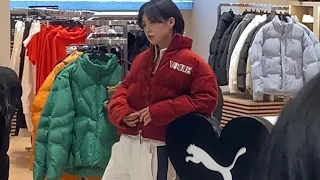 Aiki in the renewal opening event of Puma store in Shinsegae Centum City Mall 22/12/23 #아이키