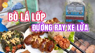 Review Cùng Lúc 2 TIỆM BÒ LÁ LỐT MỠ CHÀI ĐƯỜNG RAY Ở Phú Nhuận | Có Gì Bên Trong Phần Bò Nướng 80K ?