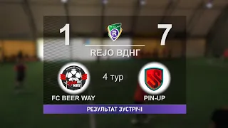 FC BEER WAY 1-7 PIN-UP R-CUP XIII (Регулярний футбольний турнір в м. Києві)