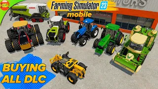 I Purchased every Single DLC Vehicle and Tool in Farming Simulator 23 mobile