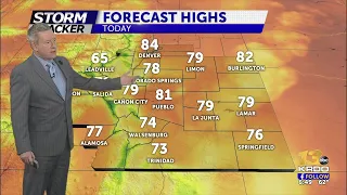 Mainly cloudy early Wednesday... Sunny and warmer Thursday