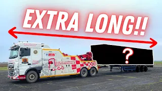 I Collect My NEW Trailer With A Wrecker | Pulling A Truck Out Of Mud | #truckertim