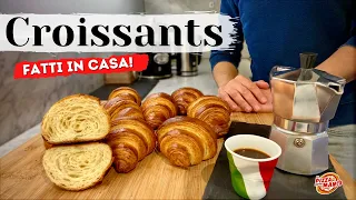 CROISSANTS FATTI IN CASA - I CORNETTI SFOGLIATI 🥐